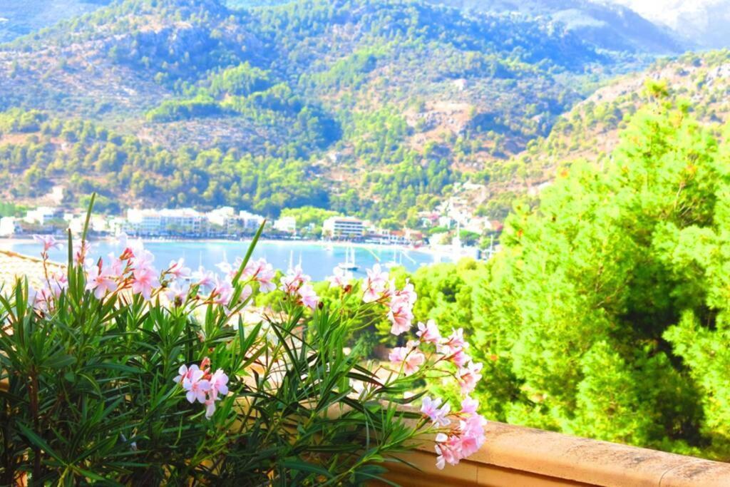 Apartamento Gran Terraza Privada Y Vistas Al Mar Port De Soller Bagian luar foto